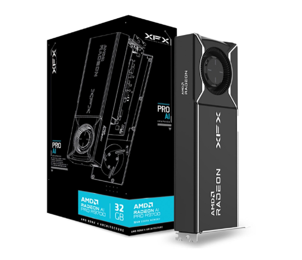 XFX Radeon AI PRO R9700 32GB GDDR6 - 1370897 - zdjęcie